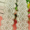 Fashion Wholesale Pearl Rhinestone Beaded Trim for Wedding Dress WRA-770