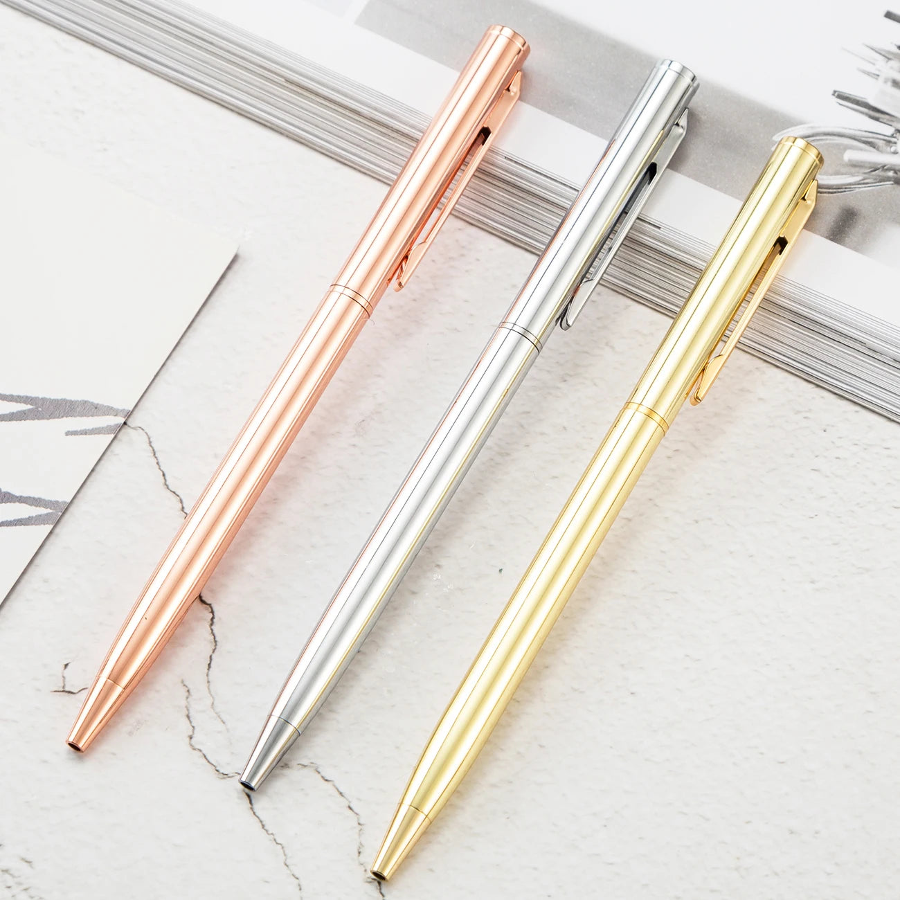 Hot Sale YOUJIN Slim Twist Ballpoint Pen New Giveaway Metal Pens for Hotel 1.0mm Writing Width Novelty Custom Logo for