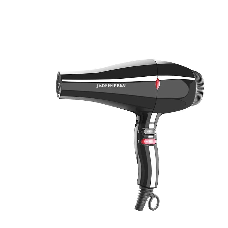 Professional 2300W Black Hair Dryer Three Temperature Adjustment Leafless Blow Dryer AC Blow Dryer Professional