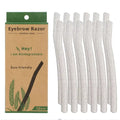 Eyebrow Razor Dermaplaning Tool Biodegradable Wheat Straw Eyebrow Trimmer