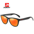 DUBERY OFFICIAL Magnetic Polarized UV400 Sunglasses 2026 PC TAC Square Unisex Adults with Yellow Blue Red Green Frame Colors