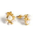 Vintage Imitation Pearl Stud Earrings for Women Stainless Steel 18k Pvd Gold Plated Bohemian Fashion Jewelry Wholesales