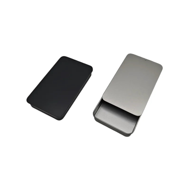 110x65x16mm Sliding Tin Box Gift Card Metal case  Christmas Gift Card Box