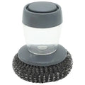 2 in 1 Sponge Automatic Liquid Dish Brush Scrubber Kitchen Dishwashing Pot Pressing Cleaning Brushes With Soap Dispensing