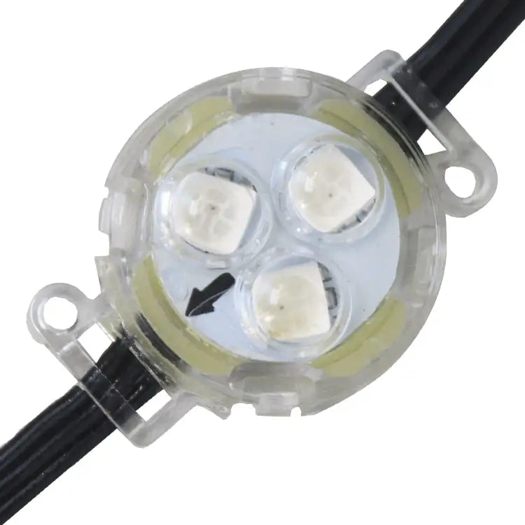 Rgb Pixel Christmas Lighted Decorations Rgbw Ip68 High Power Waterproof 12v 50mm 30mm Holiday Pixel Led Point Fighting