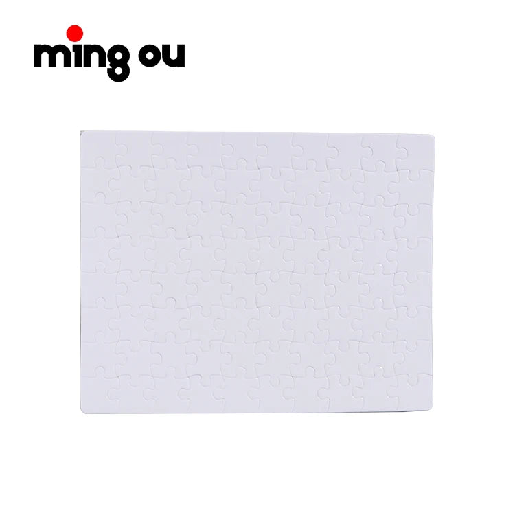 Promotional Gifts & Business Gifts A4 Plain White Puzzle-80 Pieces Sublimation Jigsaw Puzzle