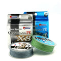 SNEDA 8X Braided PE Lines at 100m Fishing Line Double Color Super Powered Braided Line