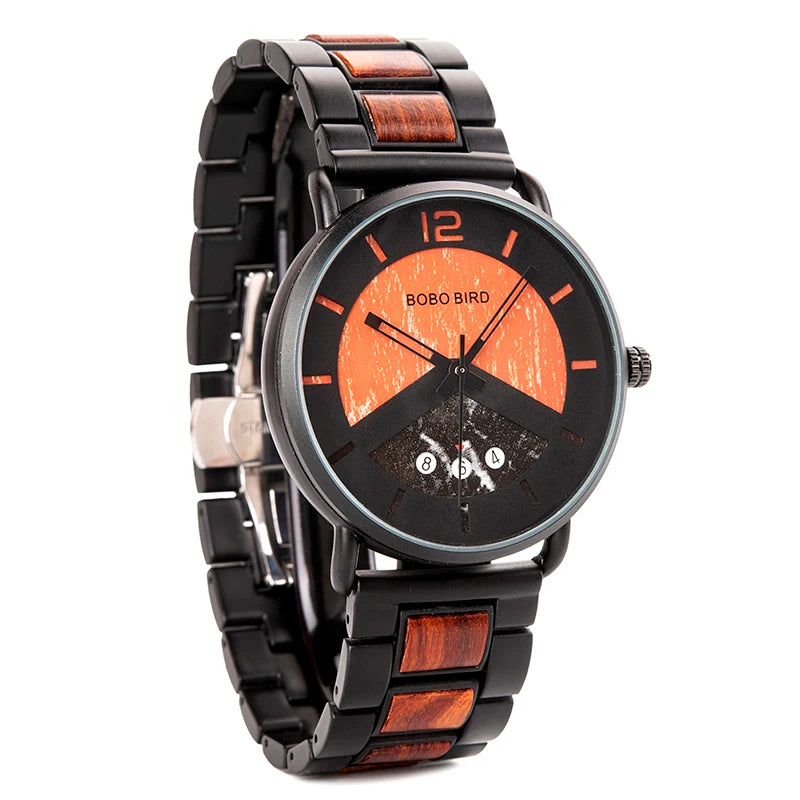 For BOBO BIRD Retro Sandal Wood Watch Luxury Couple Wristwatches with Custom Logo Cheap and Stylish for Sport and Fashion