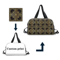 Designer Large Gym Tote Bag Fashionable Canvas Duffel with Zipper Closure New Style Shoulder Bag for Travel Casual Sport Use