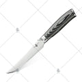 KEENHOPE HEROISM 4.5 Inch Steak Japanese Pakka Wood Handle Germany Din 1.4116 Stainless Steel 56HRC Sharpness FBA Kitchen