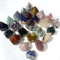 Natural Hand Carved Rose Quartz Pink Tourmaline Fluorite Moss Agate Raw Stone Rough Tower for Healing