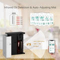 Home Hotels Electric Waterless Oil Diffuser Machine for APP Control Wall-Mounted Aroma Scent Diffuser Eco-Friendly Plastic
