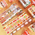 1Roll Heartwarming Sweet Combination Series Tape Set European Fresh Priming Collage DIY Decoration