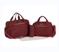 Deellt Factory Hot Sale Folding Travel Diaper Bag Portable Storage Thickened Waterproof Large Capacity Tote Bag Plaid Bag