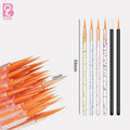 Beiqili 50PCS Disposable Nylon & PBT Waterproof Eyeliner Brush Handles for Eye & Lip Liner Makeup Tools