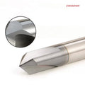 HRC55 AlTiN Coated Carbide Chamfer End Mill - 3-Flute 60/90/120 Degree V-Groove Router Bit - CNC Deburring Edges RoHS Tool