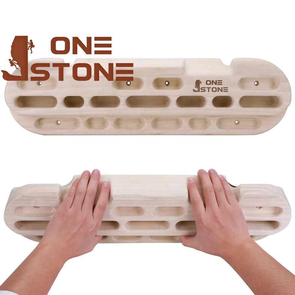Rock Climbing Wooden Hangboard Holds Training Board-Durable & Portable Indoor Use Free Shipping with Great Price