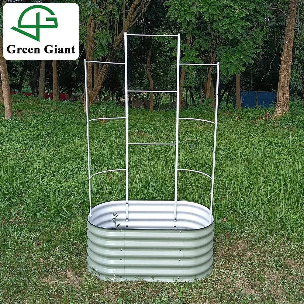 Garden Craft Powder Coated Steel Trellis for Plant Growing Support Climbing Garden H1 Wall Trellis (2N1)