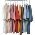 Factory 220 Gsm 100% Cotton T Shirt Heavy Custom Graphic Plain Oversized Plus Size Men's T-shirts
