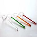 Simple High Borosilicate Glass Long Handle Tea Spoon Dispenser Teaspoon Dry Bowl Tea Ladle Tea Ceremony Accessories