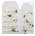 Wooden Foldable Customizable Rectangle Display Stands Flower Jewelry Back Wall Use Eco-Friendly Romantic Style Christmas Decor