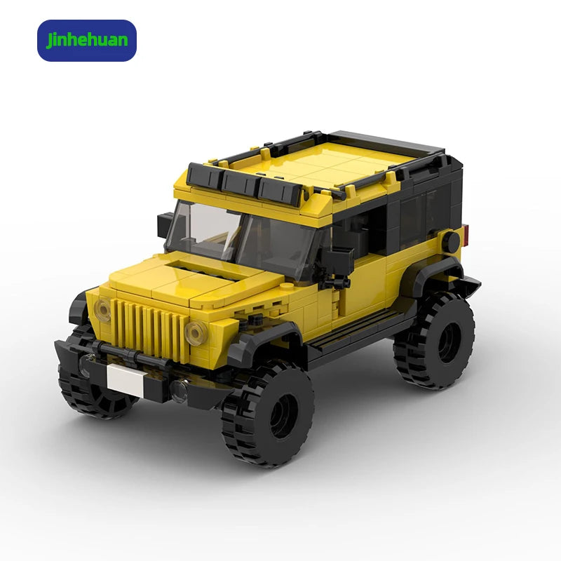Hot Selling Items Building Blocks Kids Yellow Sports Car for Girls Toys Mini Moc Bricks Model Orv Car Building Block Sets