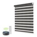 Dining Room/Living Room Google Home Control Blackout Motorized Zebra Shades