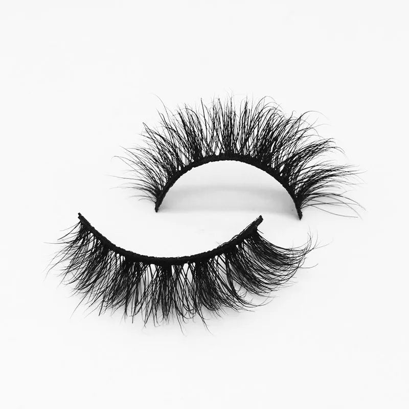 Wholesale Mink Eye Lashes Vendor Natural Style Handmade Fur False Eyelashes Cruelty-Free with Custom Packaging