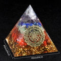Home Decoration Healing Therapy Chakra Products Feng Shui Stone Natural Love Gemstone Feng Shui 7 Chakra Pyramid
