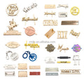 Handbag Accessories Design Metal Label Logo Wallet Clothes Custom Metal Plate Logo Gold Brand Metal Letter Logo Tag for Bag