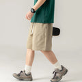 Gelan Summer Men's Shorts Cargo Five Quarter Pants Casual Pants Loose Shorts Pants Custom Cotton Printing Shorts