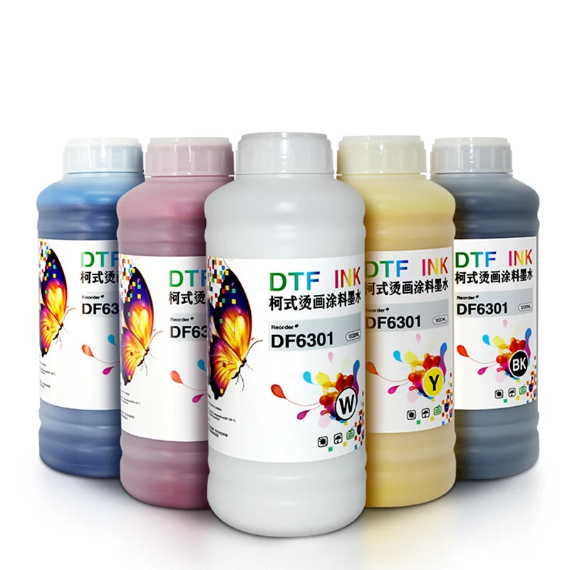 Hot Sale 1000ML Roll Film Heat Transfer T Shirt Printing Pigment Ink Textile Ink Dtf Ink for L1800 I3200 4720 XP600 DTF Printer