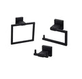 Tissue Holder New Product Toilet Accessories Stainless Steel Set Mounted Paper Holder Matte Black Double Towel Bars for Bathroom
