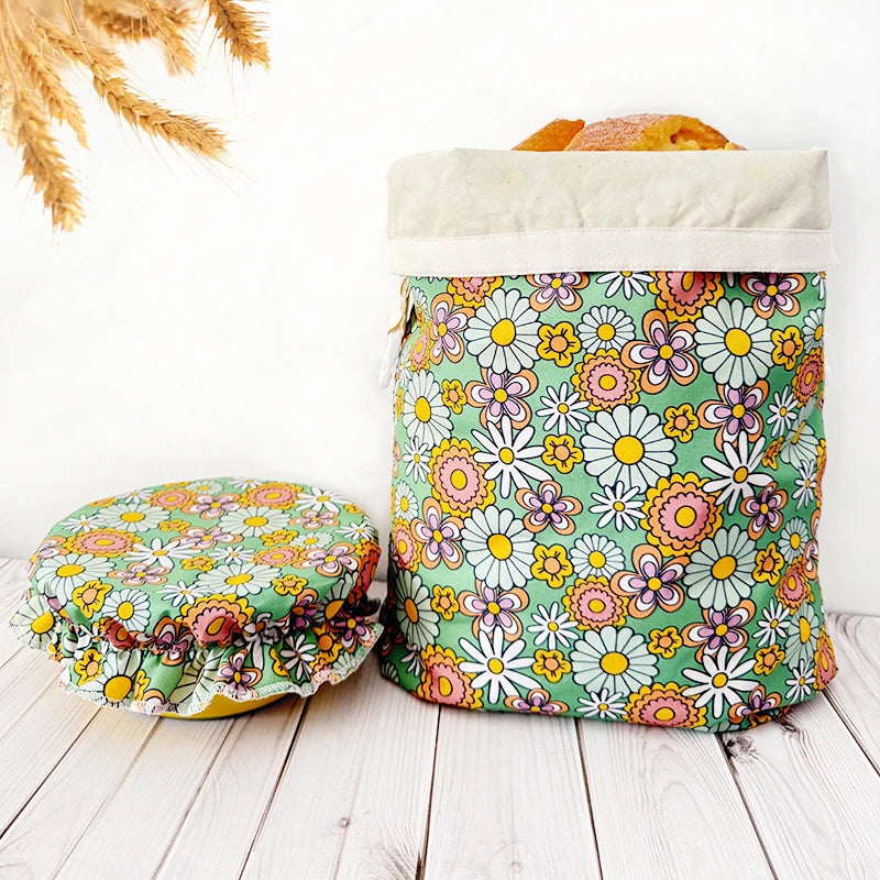 Customizable  Cotton  Bread Bags Keep Bread Fresh Freezer Storage