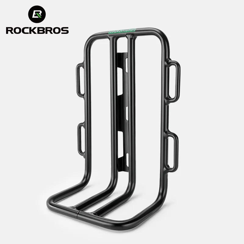 ROCKBROS MTB Bike Accessories Front Rack Carrier Panniers Bag Shelf on Bicycle Front Fork for Luggage Storage