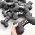 Personalized Durable Dog Bone Toy New Puppy Gift Pet Toys With Embroidered Name