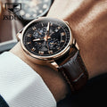 JSDUN 8809 New Products OEM OEM Custom Watch Stainless Steel Mens Wrist Watch  Waterproof Automatic Mechanical Watch
