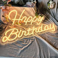Winbo Led Neon Sign Acrylic Letters Happy Birthday Led Custom Neon Sign Wedding Room Party Wall Decor Happy Birthday Neon Sign