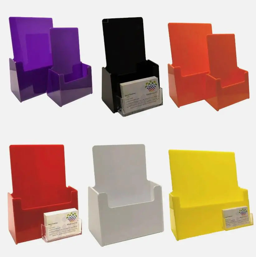 Factory Custom 4X6 Acrylic Display Brochure Stand Holder