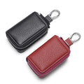 Genuine Leather Keychain Holder Pouch Purse Key Cover Bag Fashion Men Key Holder Organizer Car Key Case