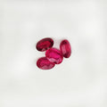 SGARIT Gemstone Jewelry 4*5mm Oval Loose Ruby Facet Stone Genuine Gems Natural Red Ruby for Making Jewellery