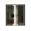 Modern Fiberglass Mesh Pleated Sliding Retractable Insect Screen Door with Fly Screens for Home Use