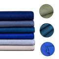 China Factory Recycle Poly Cotton Hemp Stretch Fabrics for Boys' Beach Shorts Jeans Dresses Bags Mattresses