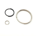 Shuoke KR001 304 Stainless Steel Iron Jewelry Accessories Connectors DIY Double Ring Split Ring Jump Ring 0.5-1mm Thickness