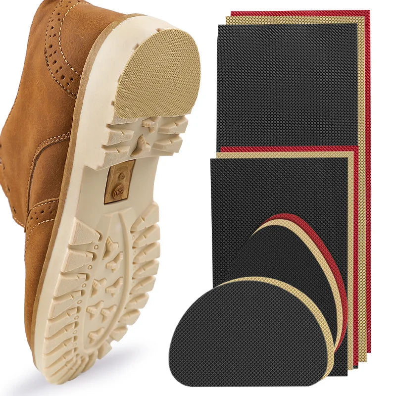 Non Slip Wear Resistant Rubber Sole Protector Stickers Anti Abrasion Silent Shoe Sole Pads 1MM 1.5MM