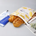 Custom Printed Eco-Friendly Reusable Folding Bread Toaster Bag with Plain Pattern Food Grade Cotton and Beeswax Wrap