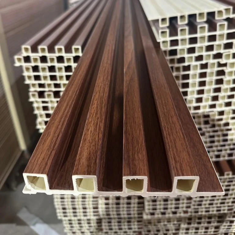 Interior Walls Decoration Fireproof Fluted Decor Wpc Wall Panel Indoor Pvc Wpc Wall Panel Decoration Bedroom Living Room