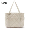 Wholesale Women Tote Bag  Zipper Gym Bag Laptop Shoulder Handbag Nurse Yoga Bag Custom Logo