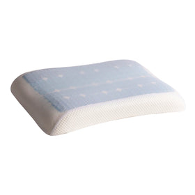 China Factory Gel Infused Shredded Memory Foam Pillow with Neck Support Cooling & Deep Sleep Features
