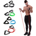 Hot Selling Exercise Resistance Band Single Resistance Band With Handle